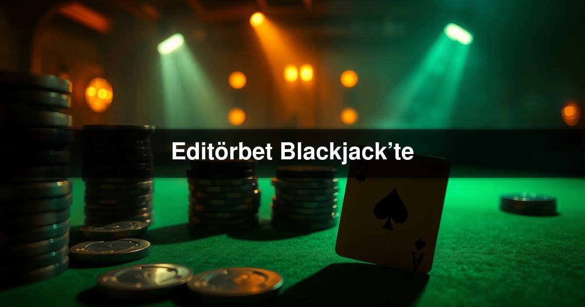 Editörbet Blackjack’te